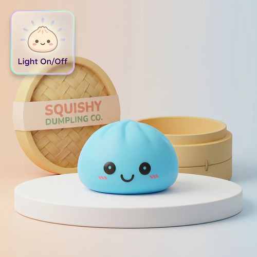 Aurora Blue Squishy Dumpling Light — squishy dumpling toy