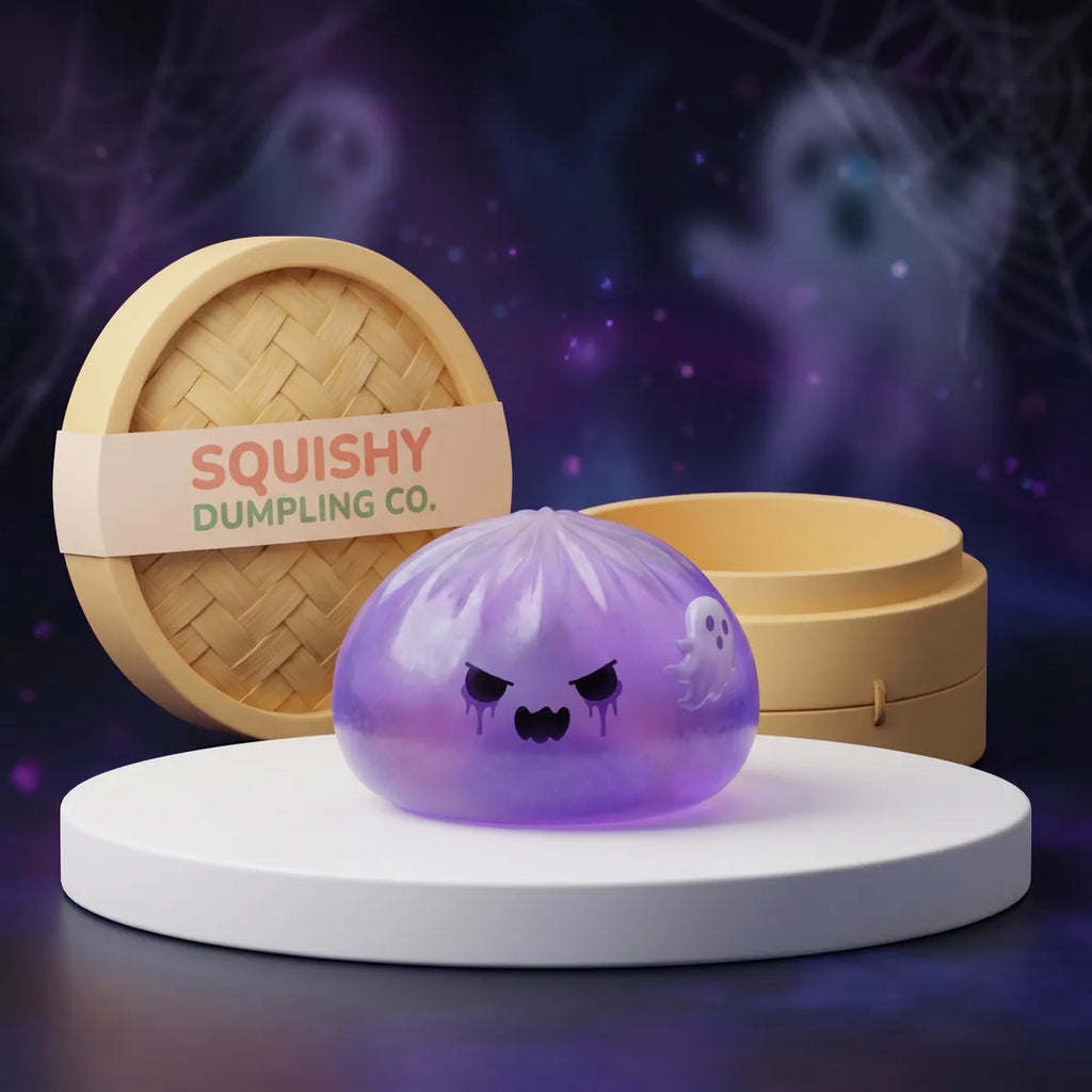 Boo Ghost Dumpling Squishy — squishy dumpling toy