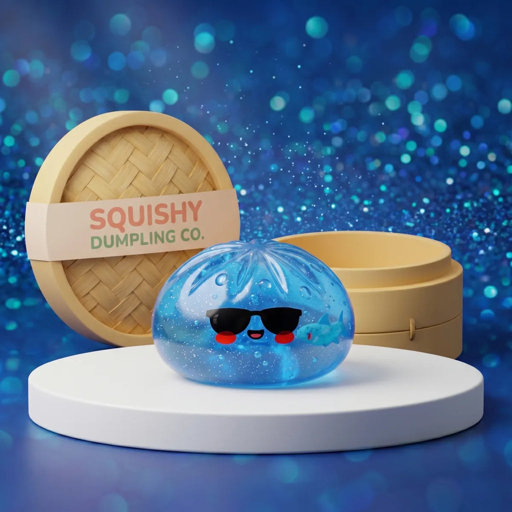 Chill Sunglasses Dumpling Squishy — squishy dumpling toy