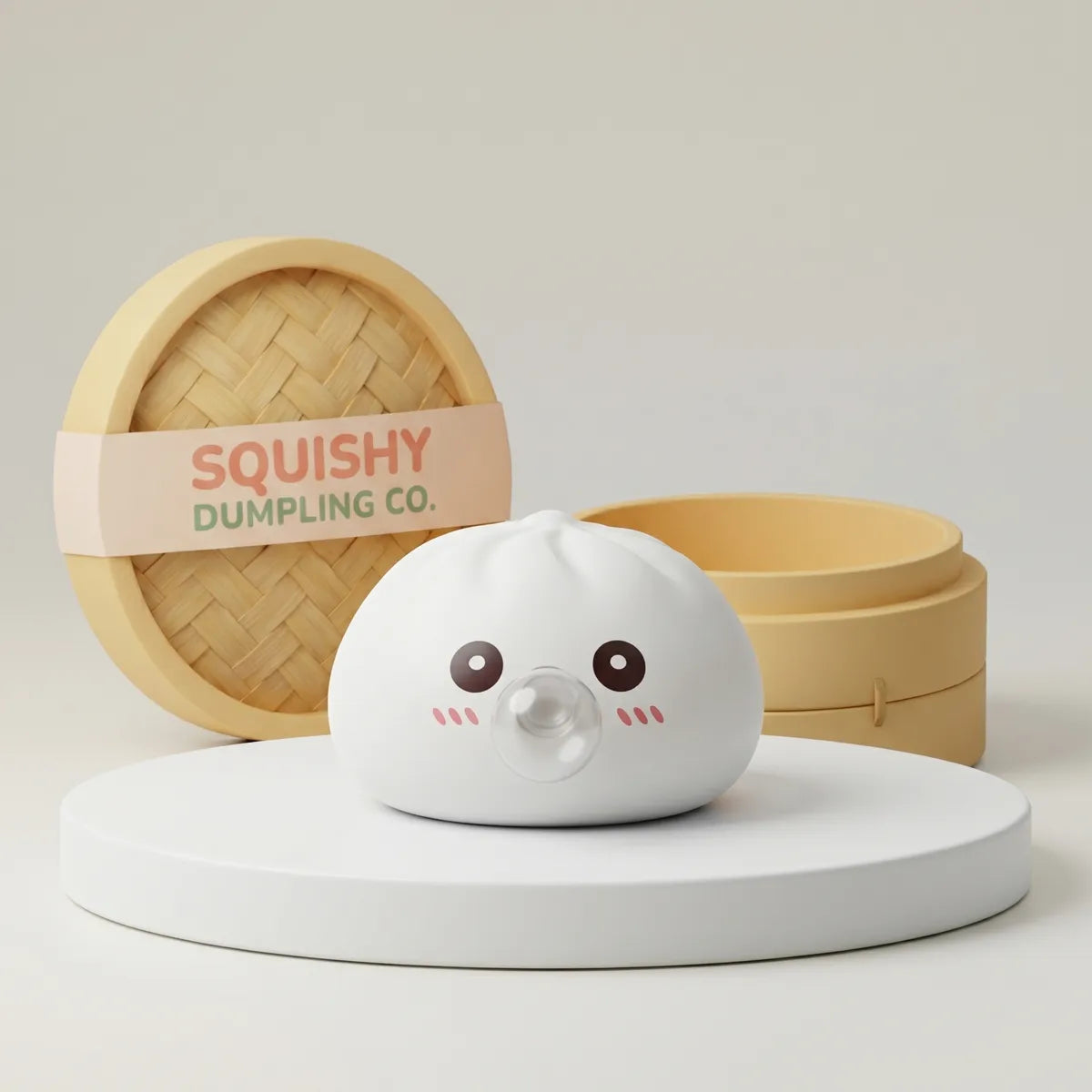 Cloud White Blow Dumpling Squishy — squishy dumpling toy