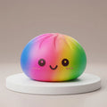 Colorful Large Rainbow Dumpling Squishy — squishy dumpling toy