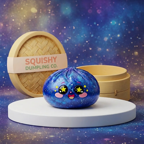 Cosmic Galaxy Dumpling Squishy — squishy dumpling toy