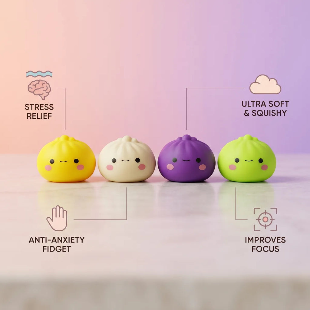 Kawaii Japanese Dumpling Squishy — squishy dumpling toy
