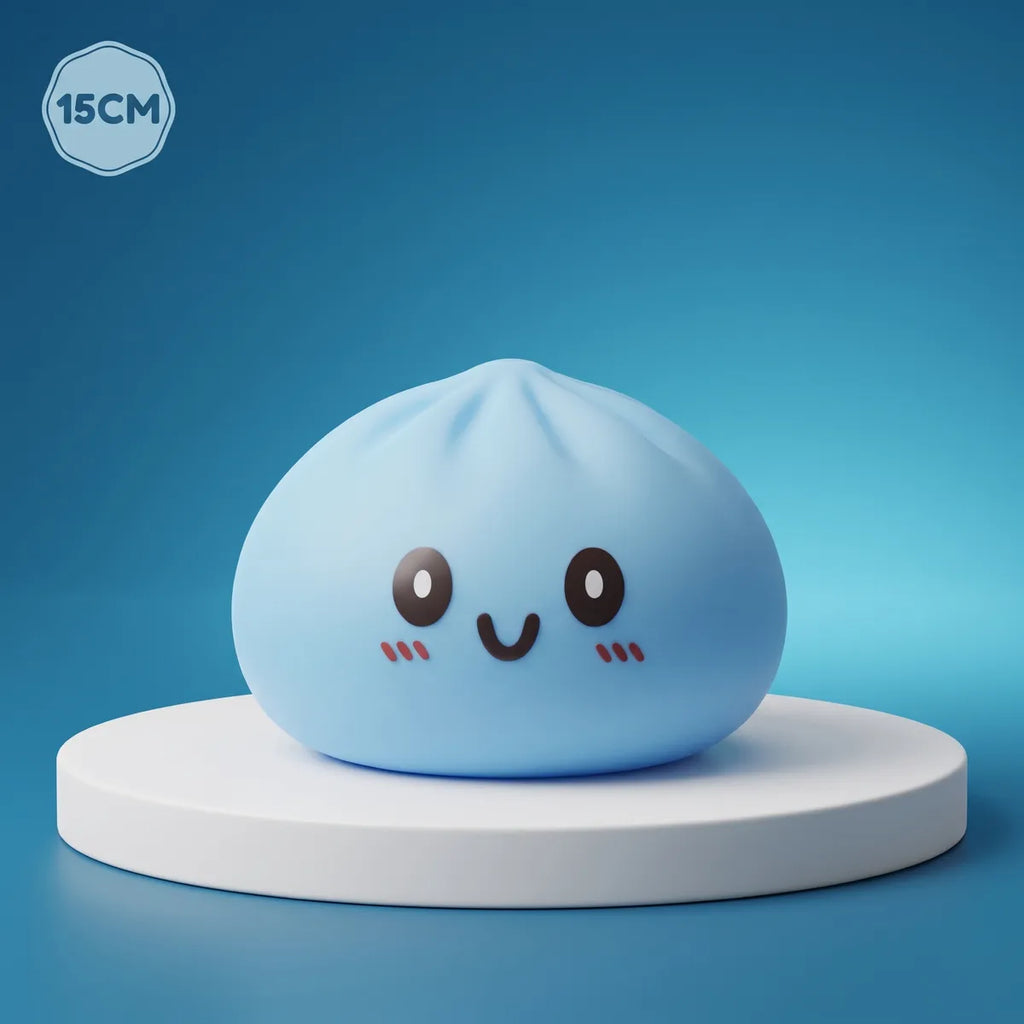 Jumbo Large Blue Dumpling Squishy — squishy dumpling toy