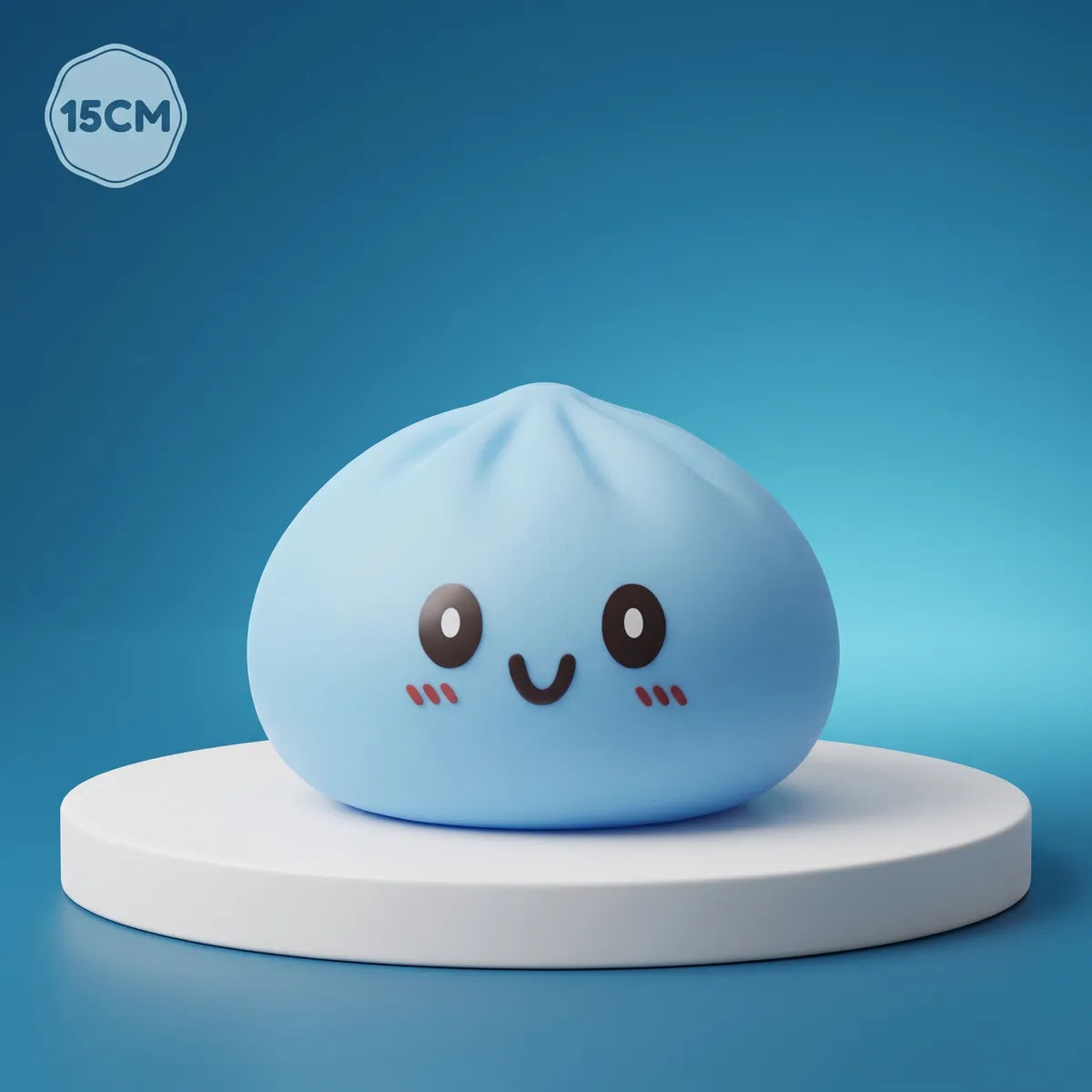 Jumbo Large Blue Dumpling Squishy — squishy dumpling toy