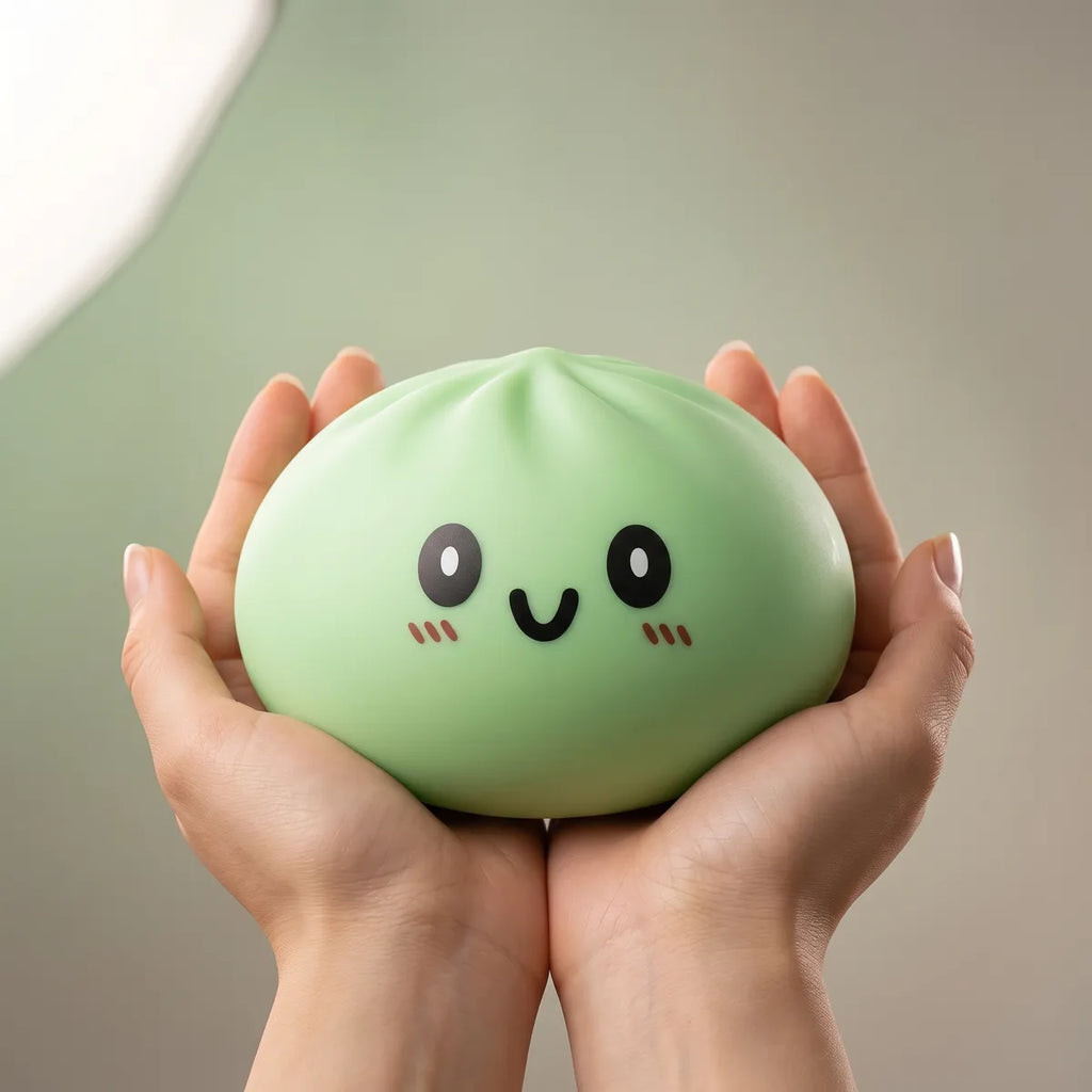 Jumbo Large Green Dumpling Squishy — squishy dumpling toy
