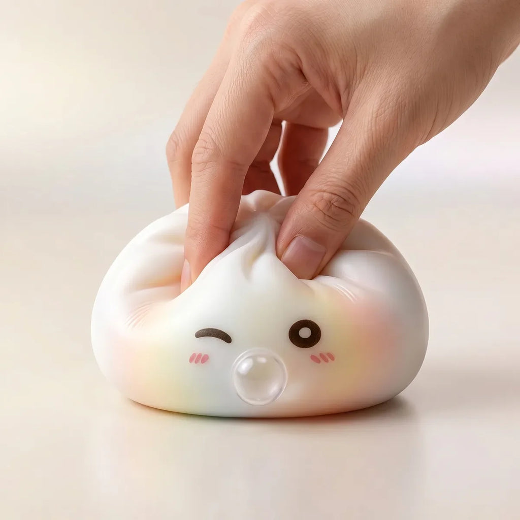 Mystery Dumpling Squishy Toys Bubble Blow — squishy dumpling toy