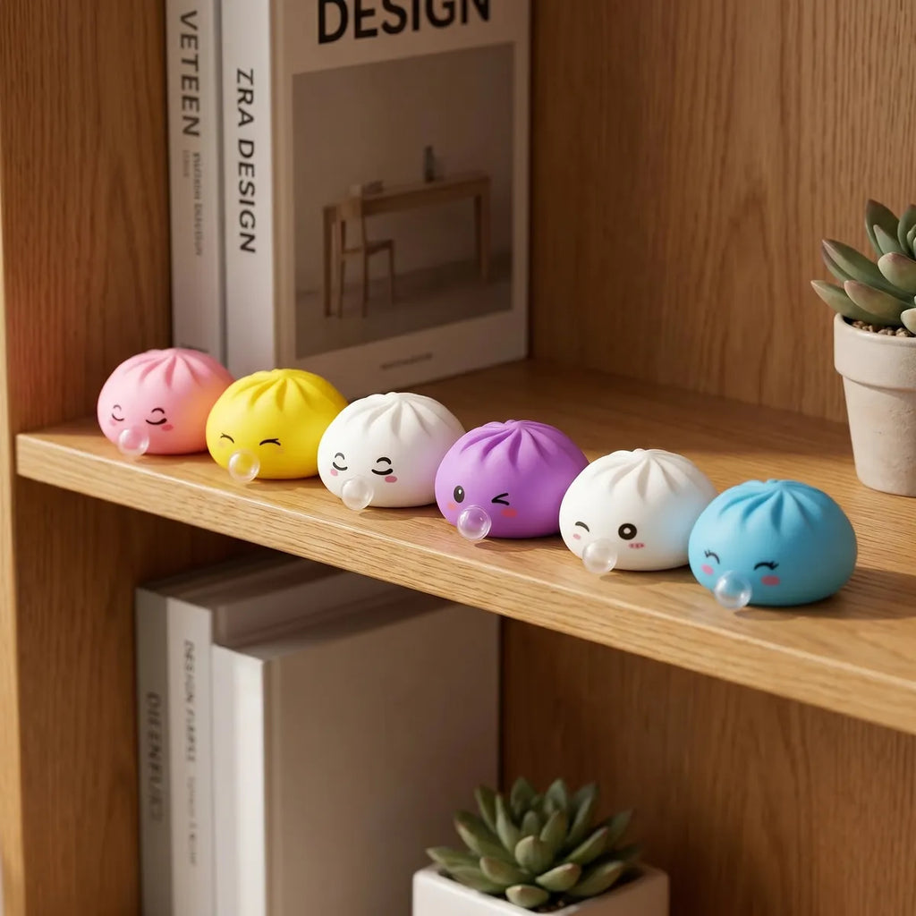 Mystery Dumpling Squishy Toys Bubble Blow — squishy dumpling toy