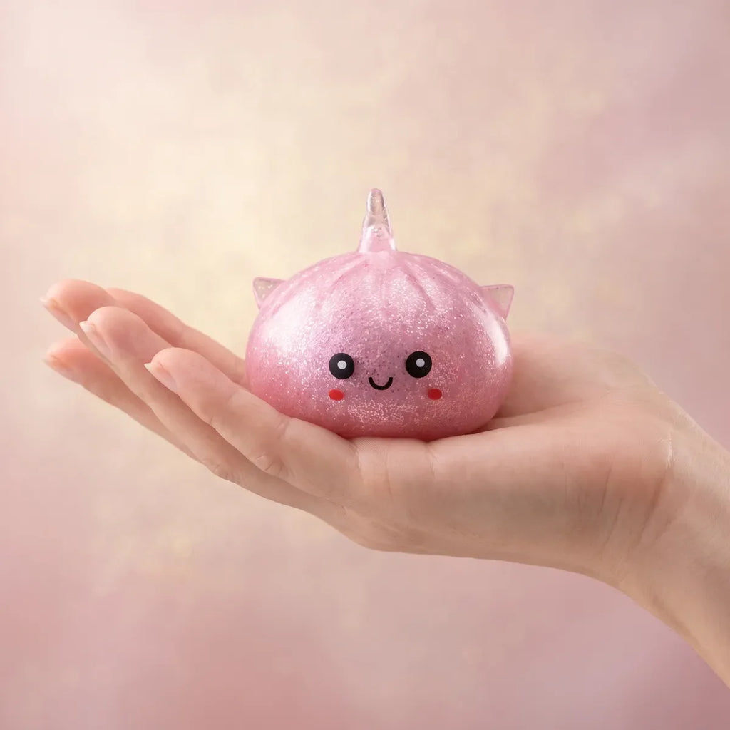 Sparkly Mystery Dumpling Squishy Unicorn Glitter — squishy dumpling toy