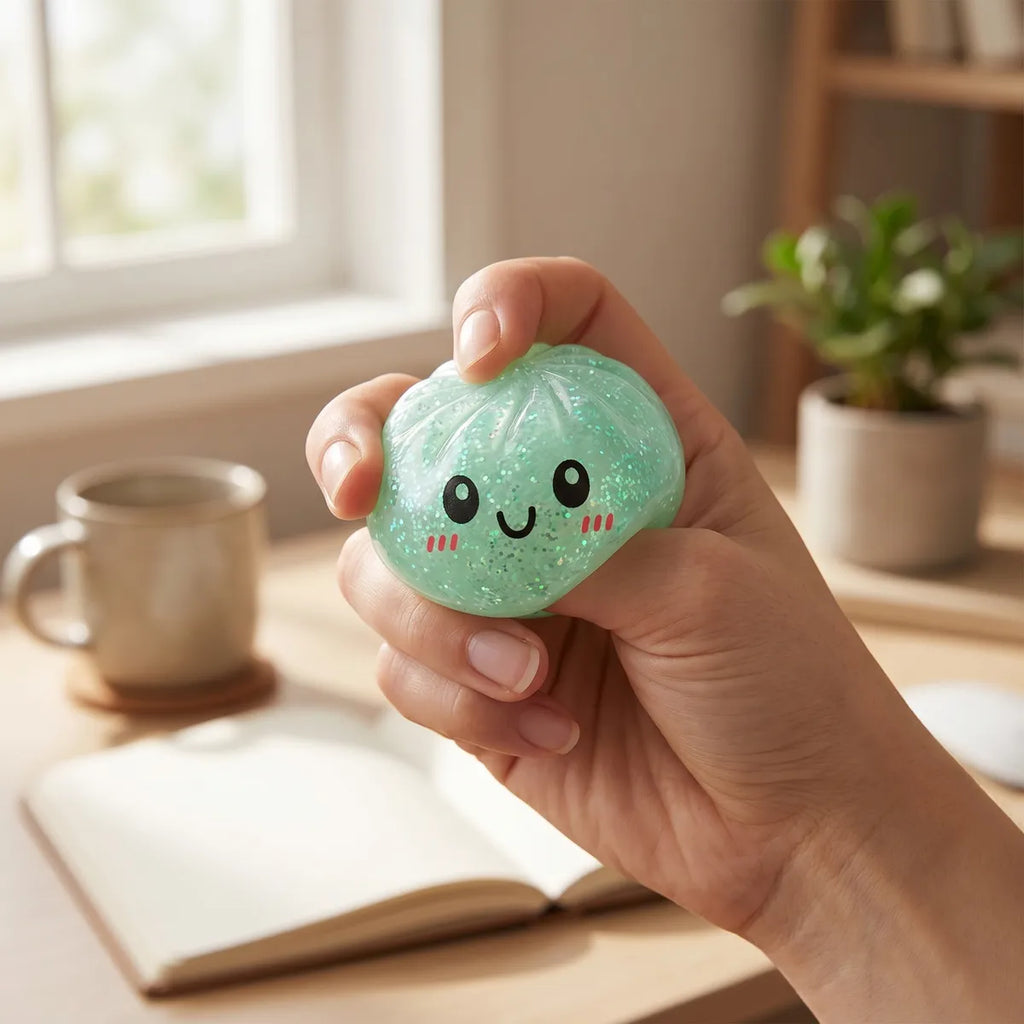 Sparkle Mystery Dumplings Squishy Glitter — squishy dumpling toy