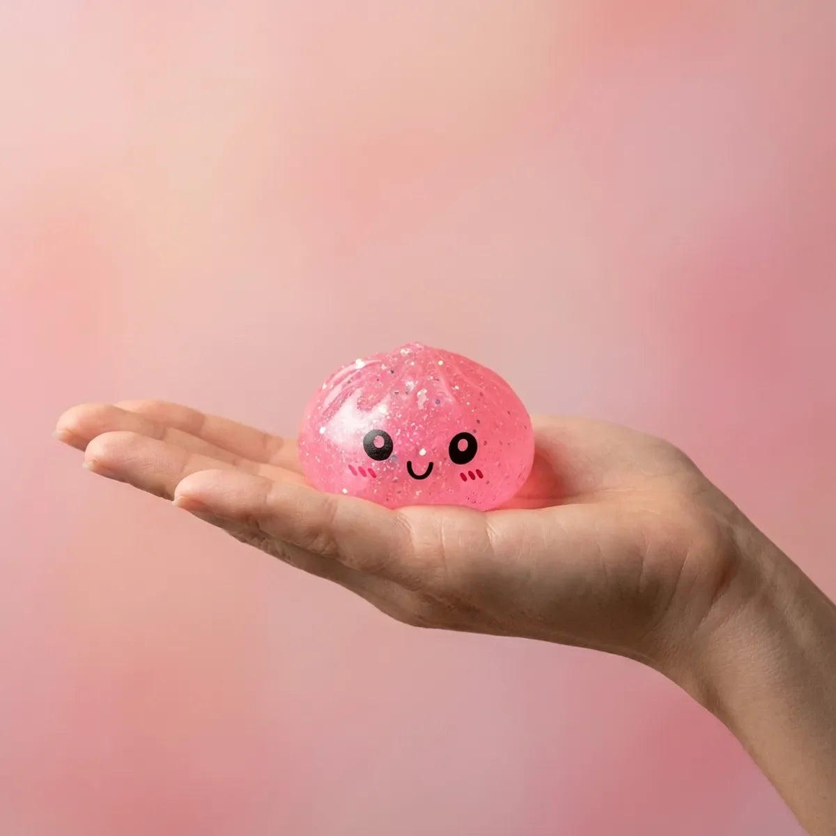 Sparkle Mystery Mini Glitter Dumpling Squishy Set — squishy dumpling toy