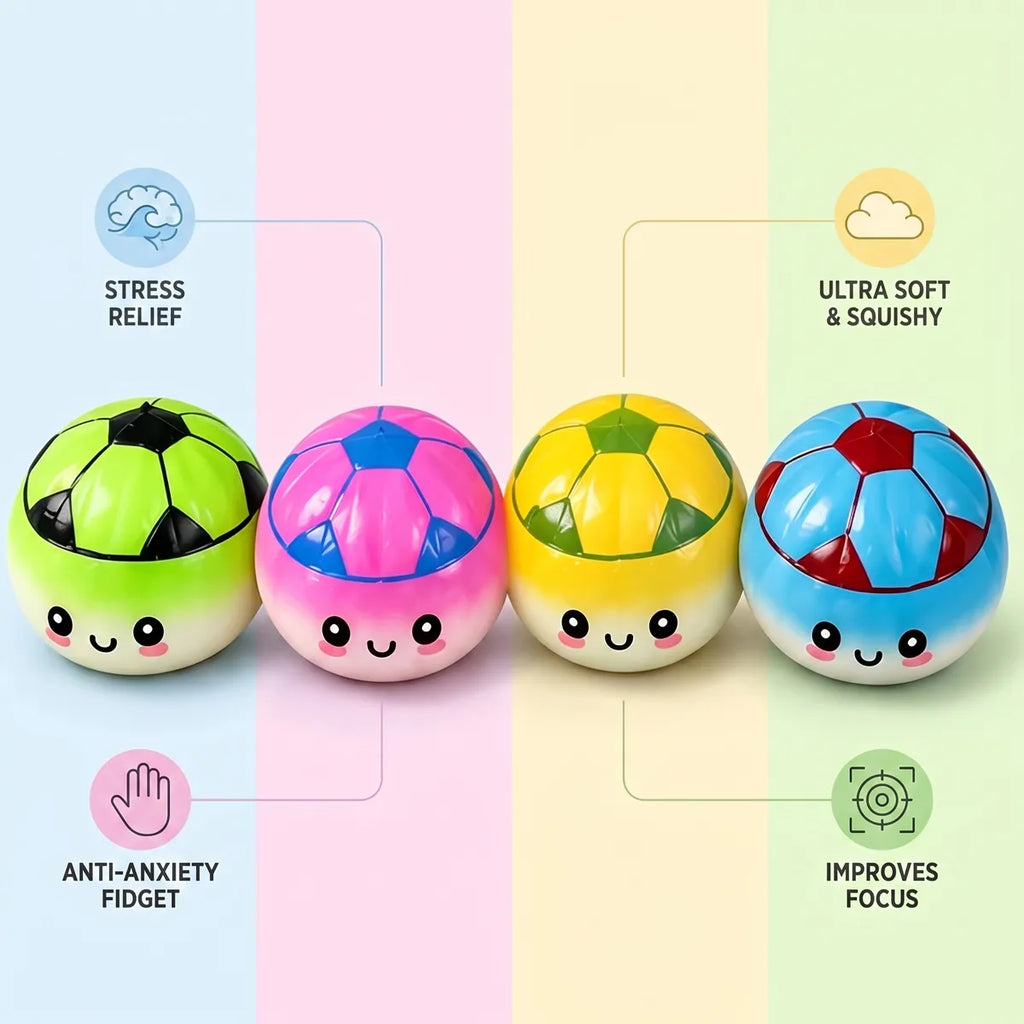 Sporty Mystery Soccer Dumpling Squishy — squishy dumpling toy