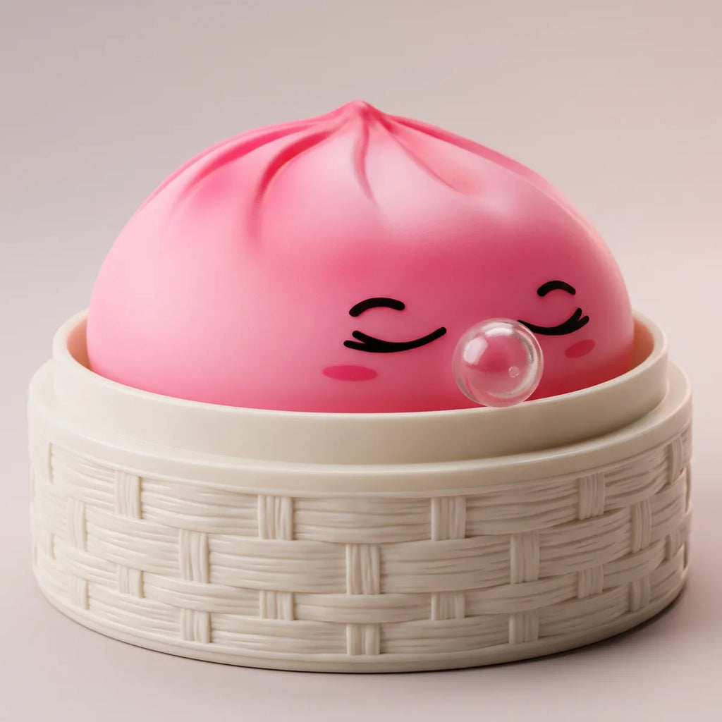 Blossom Pink Rare Blow Dumpling Squishy — squishy dumpling toy