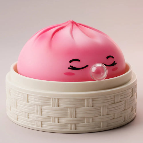 Blossom Pink Rare Blow Dumpling Squishy — squishy dumpling toy