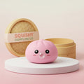 Plump Pink Blow Dumpling Squishy — squishy dumpling toy