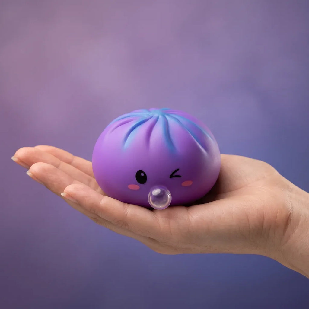Cosmic Purple Rare Blow Dumpling Squishy — squishy dumpling toy