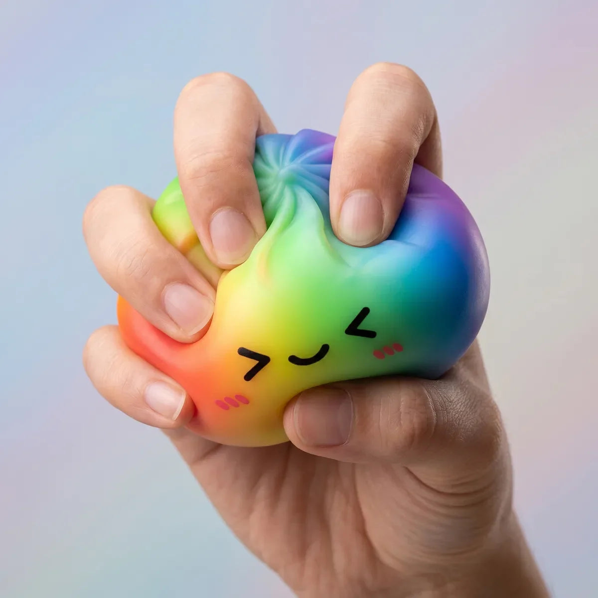 Prism Rainbow Color Dumpling Squishy — squishy dumpling toy