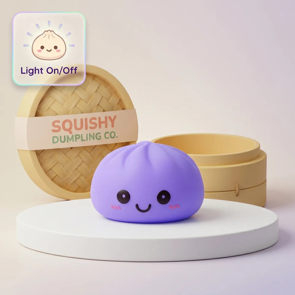 Twilight Purple Squishy Dumpling Light — squishy dumpling toy